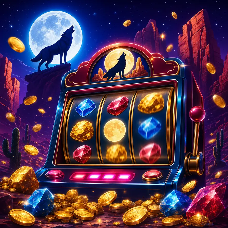 Ilustrasi edukasi untuk Wolf Gold Cara Main: Panduan Fitur, Paytable, dan Simbol